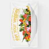 Iss Your Veggies Zitat frisch Salat Mix Schüssel g Banner (Vertikal)