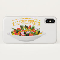 Iss Your Veggies Zitat frisch Salat Mix Schüssel g