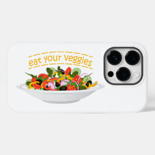 Iss Your Veggies Zitat frisch Salat Mix Schüssel g Case-Mate iPhone 14 Pro Hülle