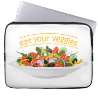 Iss Your Veggies Zitat frisch Salat Mix Schüssel g