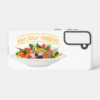 Iss Your Veggies Zitat frisch Salat Mix Schüssel g