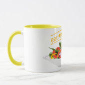 Iss Your Veggies Zitat frisch Salat Mix Schüssel g Tasse (Links)