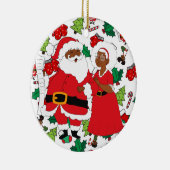 Issa Mr. and Mrs Claus Keramik Ornament (Rechts)
