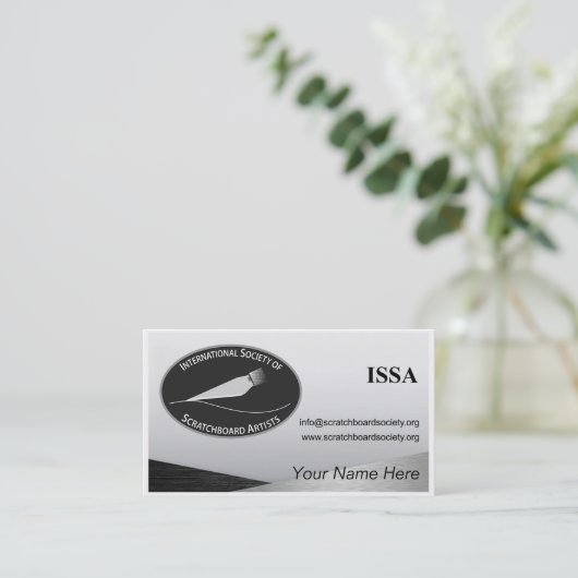 ISSA-Visitenkarten Visitenkarte (Stehend Vorderseite)