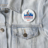 Issac Wright Jr NYC Mayor 2021 Button (Beispiel)
