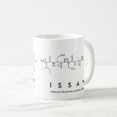 Issam Peptid-Namen-Tasse Kaffeetasse (VorderseiteRechts)