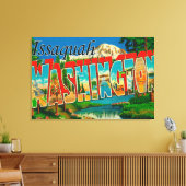 Issaquah, Washington - Große Briefszenen Leinwanddruck (Insitu (Wohnzimmer))