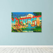 Issaquah, Washington - Große Briefszenen Leinwanddruck (Insitu (Holzboden))