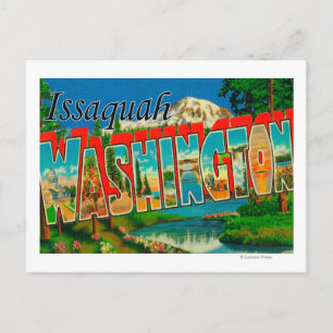 Issaquah, Washington - Große Briefszenen Postkarte