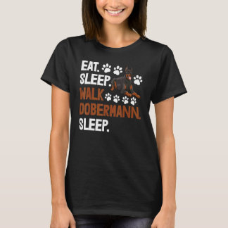 Issen Schlafen Laufen Dobermann Schlafen Frauen Li T-Shirt