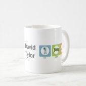 Issen Schlafen Malen Kaffeetasse (VorderseiteRechts)