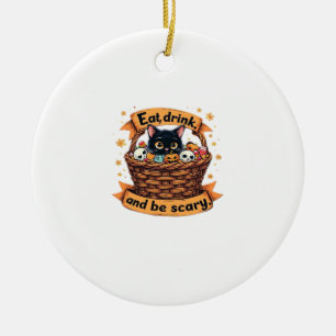 Issen Trinken Und Gruselig Sein Süßes Oder Saures Keramik Ornament