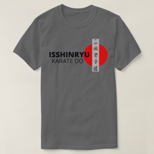 ISSHINRYU KARATE DO RISING SUN T-Shirt (Design vorne)