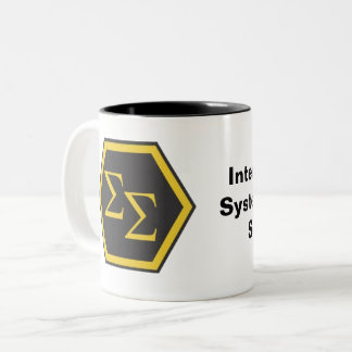 ISSS Logo-Tasse Zweifarbige Tasse