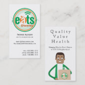 Isst Lebensmittelgeschäfte kundenspezifisch Visitenkarte (Vorne/Hinten)