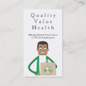 Isst Lebensmittelgeschäfte kundenspezifisch Visitenkarte (Rückseite)