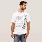"Isst Trieb und Blätter " T-Shirt (Vorne ganz)