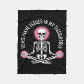 Issues In My Tissues Ehlers Danlos Syndrome Awaren Fleecedecke (Vorderseite)