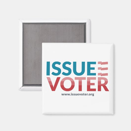 IssueVoter Magnet (Vorderseite/Rückseite)