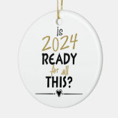 ist 2024 für all das bereit keramik ornament (Links)
