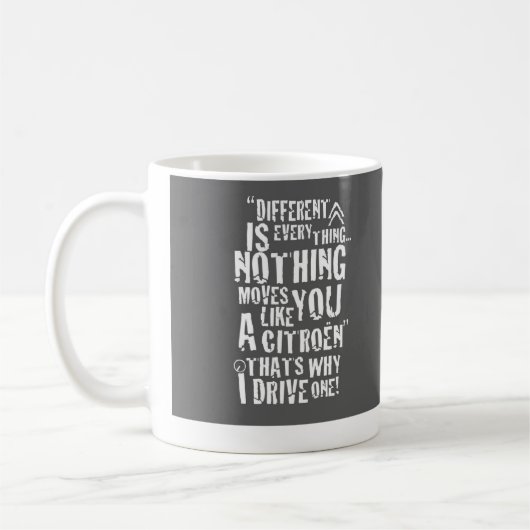 Ist alles Citroen-Tasse unterschiedlich Kaffeetasse (Links)