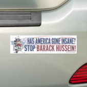 Ist Amerika geisteskrank gegangen? Uncle Sam Autoaufkleber (Auf Auto)