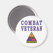 IST ARMORED-ABTEILUNG MAGNET (Vorderseite/Rückseite)