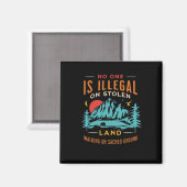 Ist auf gestohlenem Land Vintag illegal? Magnet (Vorderseite/Rückseite)