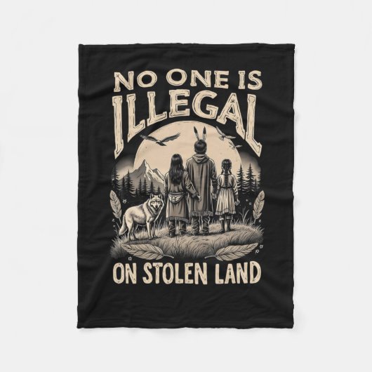 ist auf gestohlenen 90er Jahren illegal Fleecedecke (Vorderseite)