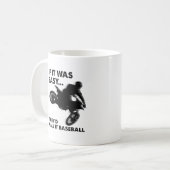 Ist Baseball-lustige Tasse einfach (Vorderseite Links)
