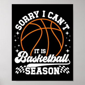 Ist Basketball-Saison Basketball-Spieltag Poster