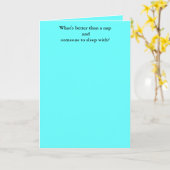 Ist besser als ein Nickerchen andsomeone, mit was Karte (Gelbe Blume)