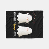 Ist Boo-schöne Lehrer Niedlich Ghost Bootiful Hall Fleecedecke (Vorderseite (Horizontal))