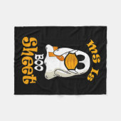 Ist Boo-Sheet-Geist in Maske-Multiple-Sklerose-Awa Fleecedecke (Vorderseite (Horizontal))