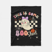 Ist Boo Sheet Niedlich Ghost Retro Halloween Kostü Fleecedecke (Vorderseite)