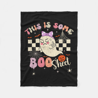 Ist Boo Sheet Niedlich Ghost Retro Halloween Kostü Fleecedecke