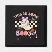 Ist Boo Sheet Niedlich Ghost Retro Halloween Kostü Magnet (Vorne)