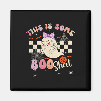 Ist Boo Sheet Niedlich Ghost Retro Halloween Kostü Magnet