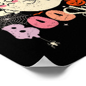 Ist Boo Sheet Niedlich Ghost Retro Halloween Kostü Poster (Ecke)
