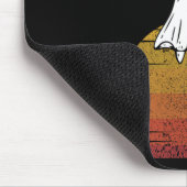 Ist Bootblatt Ghost Retro Halloween leichtes Kostü Mousepad (Ecke)
