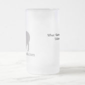 Ist coole Bier-Tasse unterschiedlich Mattglas Bierglas (Mittel)