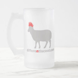 Ist coole Bier-Tasse unterschiedlich Mattglas Bierglas