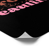 Ist das Brustkrebsbewusstsein stark Poster (Ecke)