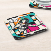 Ist das das Patriarchat, das ich brennen rieche? Getränkeuntersetzer (Linke Seite)