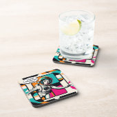 Ist das das Patriarchat, das ich brennen rieche? Getränkeuntersetzer (Rechte Seite)