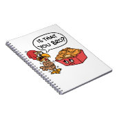 Ist das dein Bro? Funny Chicken Nugget Notizblock (Rechte Seite)