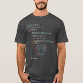 Ist das die echte Life Coding Premium-Programmvers T-Shirt (Vorderseite)