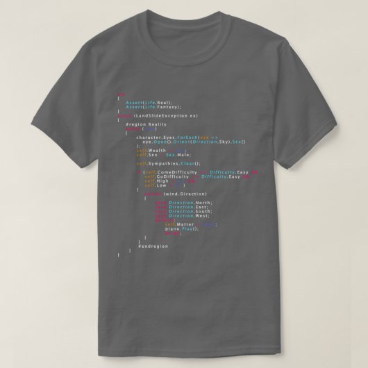 Ist das die eigentliche Programmierfarbe 5 für Lif T-Shirt (Design vorne)