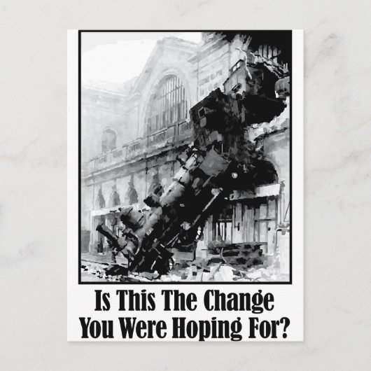 Ist das die Veränderung, auf die du gehofft hast? Postkarte (Vorderseite)