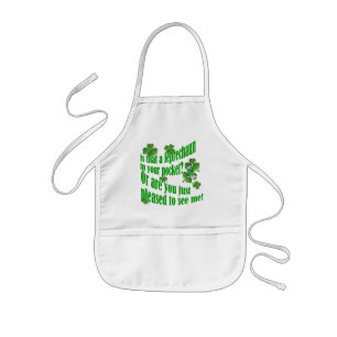 Ist das ein Kobold in deiner Tasche? Kinderschürze